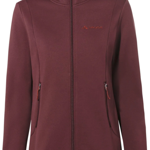 Vaude Idris Hoodie Damen Fleecejacke dunkelrot 42 - Damenjacken