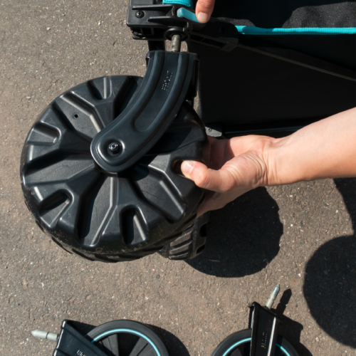 Berger Offroad Räder 4er Set für den Gelände Bollerwagen - Ersatzteile Berger Bollerwagen