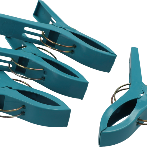 Berger Handtuchclip Coogee 4er Set hellblau - Badespaß