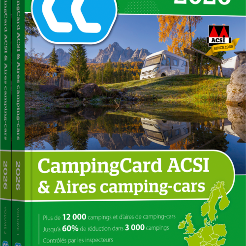 ACSI Stellplatzführer 2026 mit CampingCard Ermäßigungskarte französisch - Campingführer