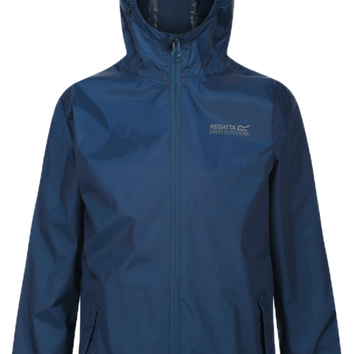 Regatta Pack-It III Kinder Regenjacke dunkelblau 116 - Kinderjacken