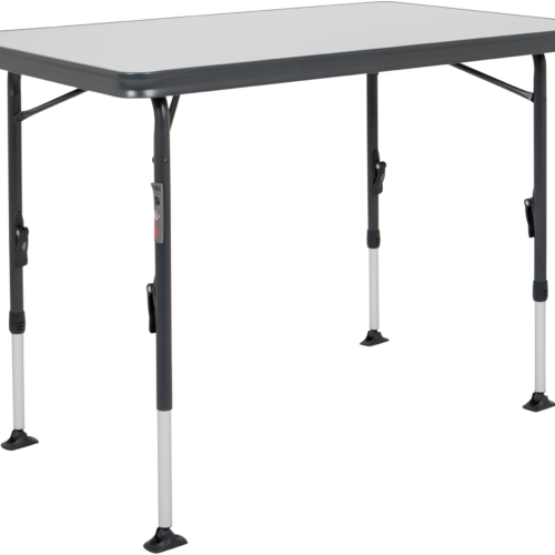 Crespo AP/246-89 Campingtisch grau 101 x 64 x 59–76 cm - Klapptische