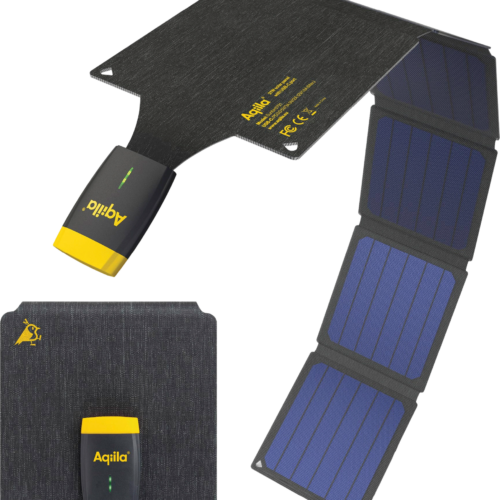 Aqiila Sunbird tragbares Solar Ladegerät Monokristallin 21 W - Solarmodule