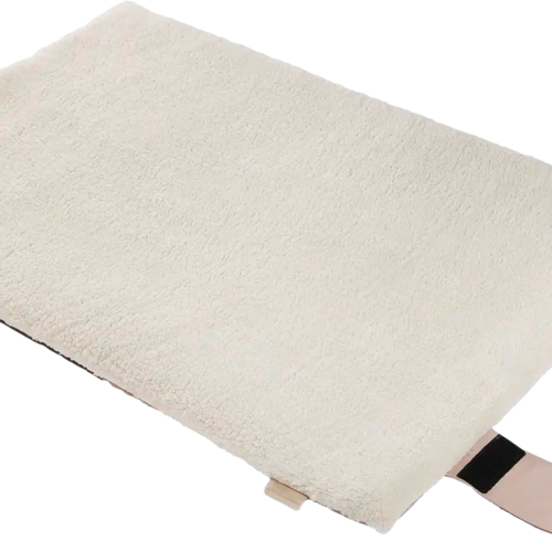 Wolters Upcycling Vagabund Reisedecke für Hunde 100 x 70 cm champagner/trüffel - Hundedecken und Kühlmatten