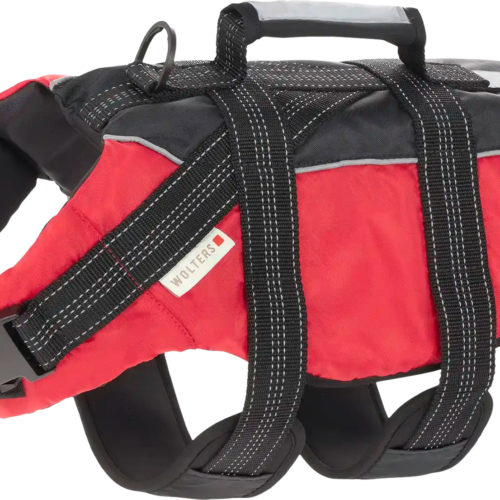 Wolters Watchout Schwimmweste für Hunde Rot Größe S 5-10 kg - Hundebekleidung & Wetterschutz