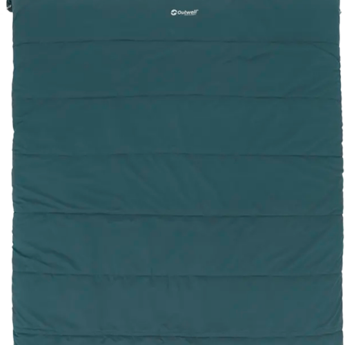 Outwell Camper Lux double Deckenschlafsack blau für zwei Personen 235 x 150 cm - Schlafsäcke