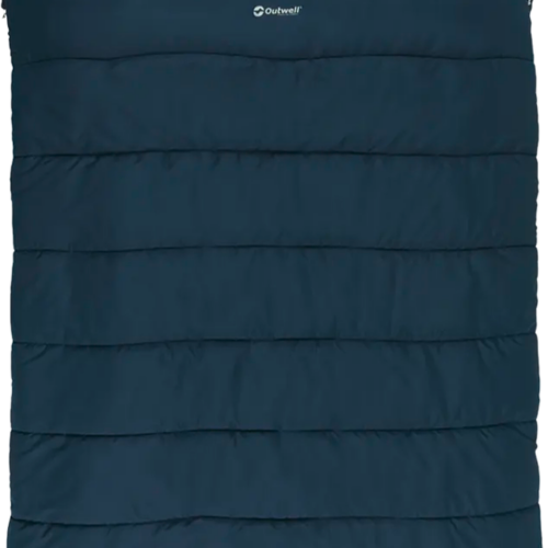 Outwell Contour Lux Double Deckenschlafsack für 2 Personen 220 x 145 cm inklusive zwei Kissen - Schlafsäcke