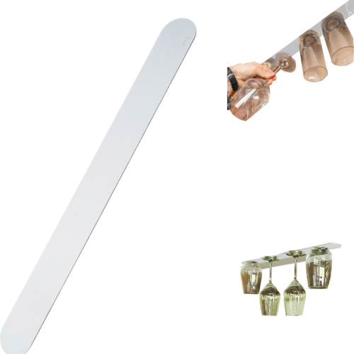 Silwy Metall-Leiste 50 cm für Magnet-Geschirr & Haken - Ordnungssysteme