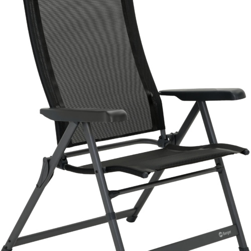Berger Iseo Luxus XL Klappstuhl schwarz - Klappstühle