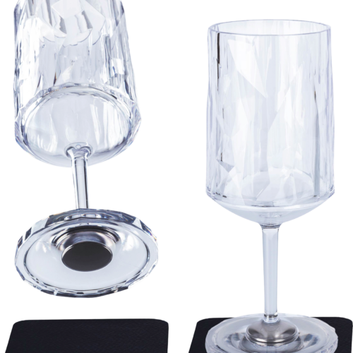 Silwy Magnet-Wein-Kunststoffgläser 2 Stück 200 ml - Gläser