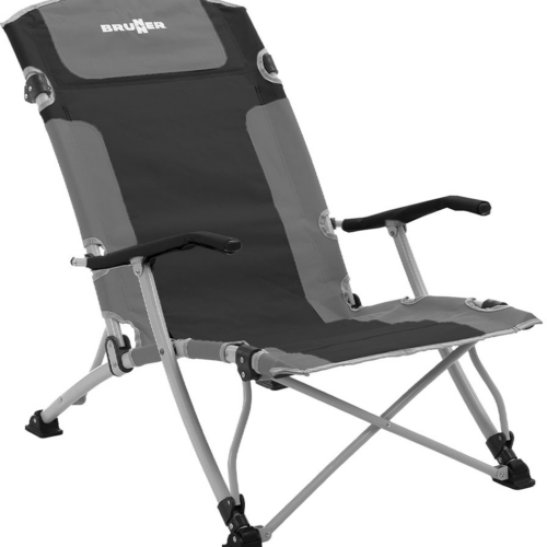 Brunner Bula XL Strandstuhl schwarz/grau - Strandstühle