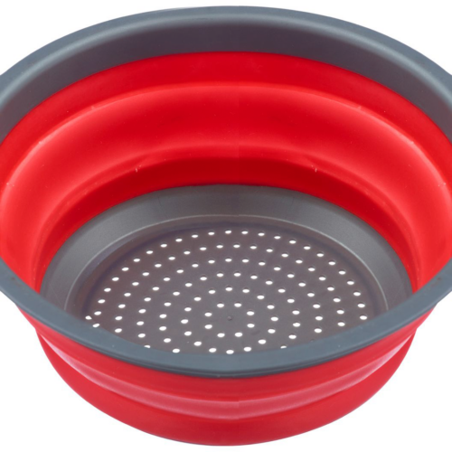 Westmark Seiher Maxi faltbar 18,5 cm rot/grau - Sonstiges Küchenzubehör