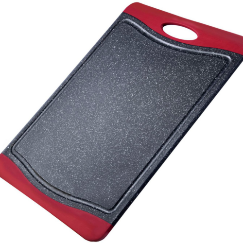 Westmark Schneidbrett 44,5 x 30 cm schwarz/rot - Schneidebretter