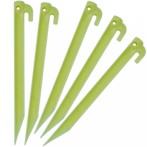 Berger Glow In The Dark Zelthering 22 cm, 5er-Pack - Zeltheringe & Abspannmaterial