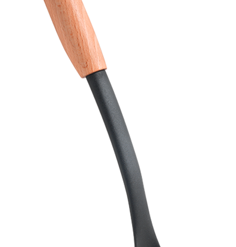 Metaltex Arizona Line Spaghettilöffel mit Buchenholzgriff 34,5 x 6,3 cm - Kochbesteck