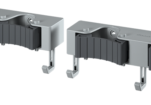 Metaltex Hang-Up 4 Klemmleiste für Besen 2-er Set  - Halterungen und Befestigungen