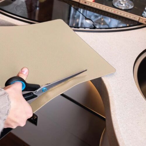 Silwy Metall-Nano-Gel-Matte zuschneidbar 27 x 36 cm beige - Ordnungssysteme