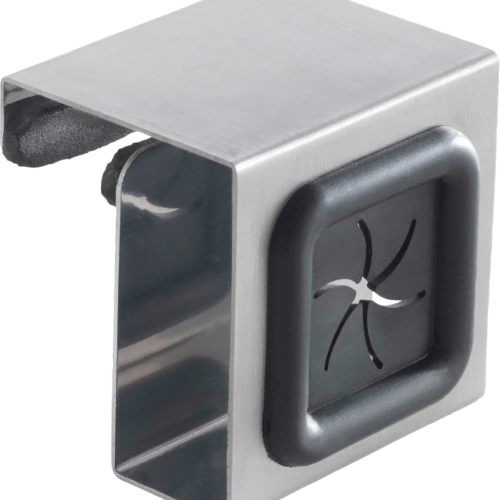 Metaltex Handtuchhalter Edelstahl 5 x 4 x 5 cm silber  - Ordnungssysteme