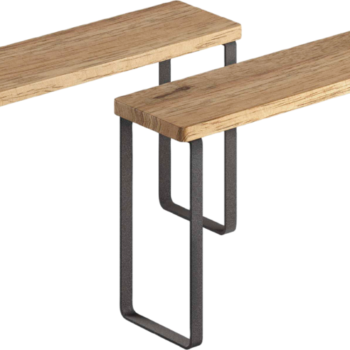 Metaltex York LAVA 2er-Set Gewürzregale 1-Etage 27 x 8 x 16 cm - Behälter und Halterungen