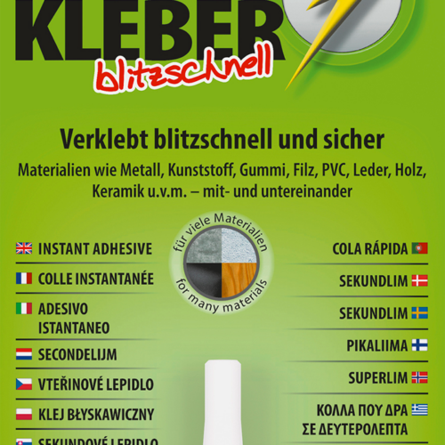 Petec Power Kleber blitzschnell Sekundenkleber 3 g - Klebstoffe & Dichtmittel
