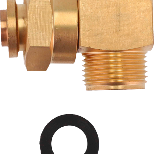 Berger Winkelstück für Gasdruckregler 90° AG M20 x 1,5 - M20 x 1,5 ÜM - Zubehör Flaschen & Kartuschen