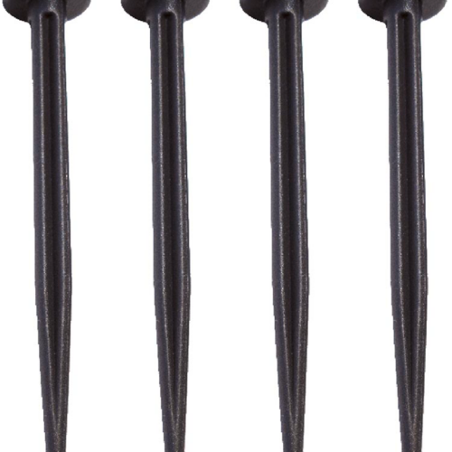 Bent Kunststoff Rundkopfheringe 130 mm 4 Stück - Zeltheringe & Abspannmaterial