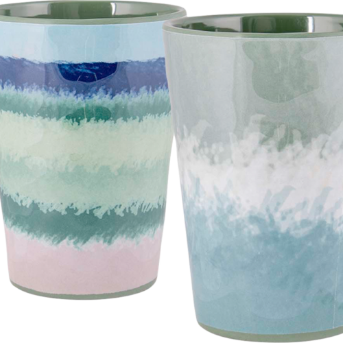 Bo-Camp Halo Trinkbecher 4-tlg. blau / grün - Becher & Tassen