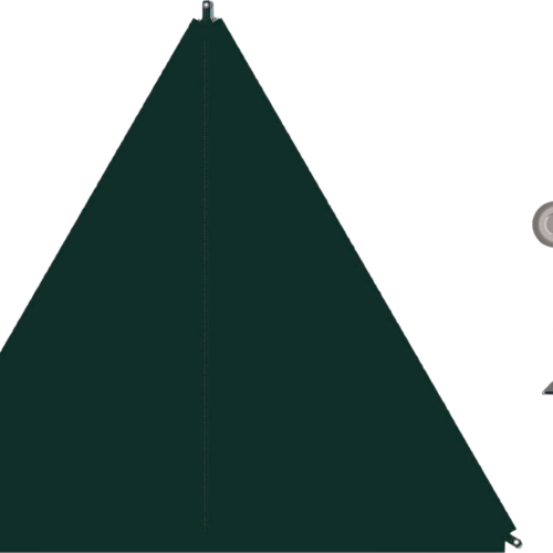 Bent Zip-Protect Canvas Sonnensegel jungle - Pavillons & Tarps