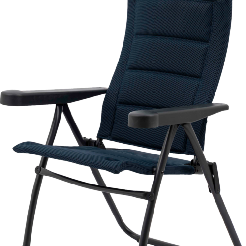 Crespo AP/215-ADS-84 Campingstuhl mit 7-fach verstellbarer Rückenlehne schwarz - Klappstühle