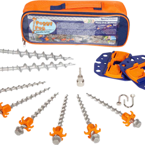 Peggy Peg HP99 Heavy Duty Markisen Set inklusive Tasche - Zeltheringe & Abspannmaterial