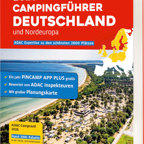 ADAC Campingführer 2026 inklusive ADAC Campcard Sprache Deutsch für Deutschland/ Nordeuropa - Campingführer