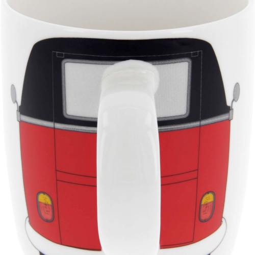 VW Collection T1 Bulli Kaffeetasse 370 ml Rot schwarz - Becher & Tassen