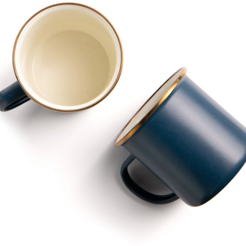 Barbones Enamel emailliertes Becherset 2 teilig 500 ml - Becher & Tassen von Barebones