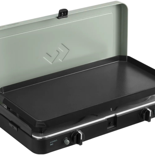 Cadac 2 Cook 3 Pro Plancha Campingkocher mit Grillplatte 2 x 2,2 kW 30 mbar - Gaskocher von Cadac Dometic