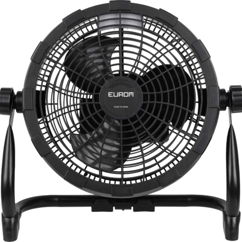Eurom Airflow LED Cordless kabelloser Ventilator mit USB C Anschluss - Ventilatoren