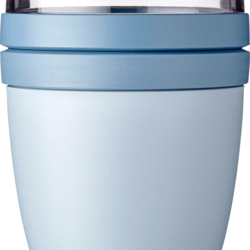 Mepal Lunchpot Ellipse Vorratsbecher Set / Auslaufsicherer Snack- und Müslibecher nordic blue 700 ml - Lebensmittelbehälter / Vorratsdosen