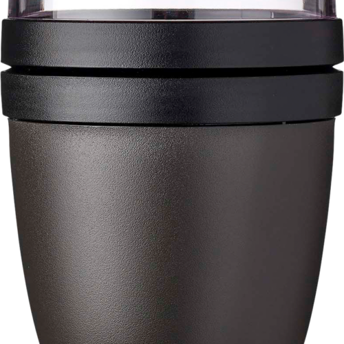 Mepal Lunchpot Ellipse Vorratsbecher Set / Auslaufsicherer Snack- und Müslibecher nordic black 700 ml - Lebensmittelbehälter / Vorratsdosen