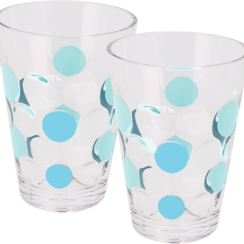 Berger Bubble Trinkgläser 350 ml (2er Set) türkis - Gläser