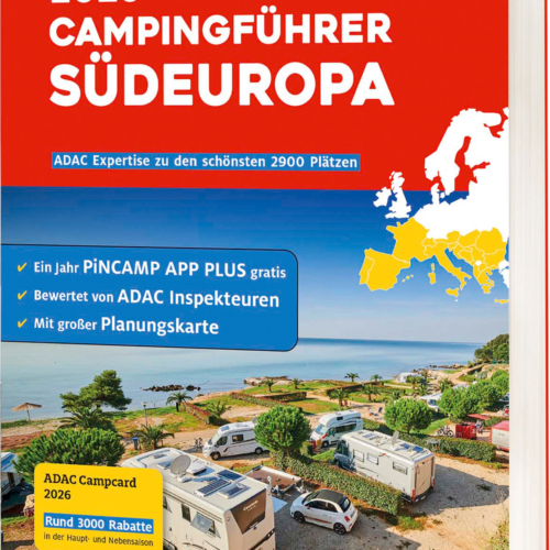 ADAC Campingführer 2026 inklusive ADAC Campcard Sprache Deutsch für Südeuropa - Campingführer