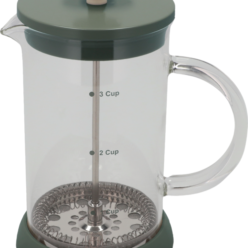 Berger French Press Maker 600 ml Kaffeezubereiter für 3 Tassen grün - Kaffeemaschinen & Wasserkocher