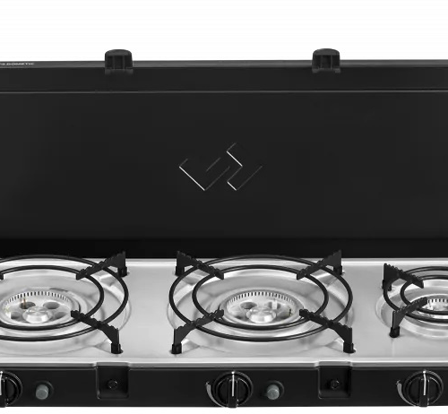 Cadac 3 Cook Turbo FFD Deluxe Campingkocher mit 3 Brennern 5,5 kW - Gaskocher von Cadac Dometic