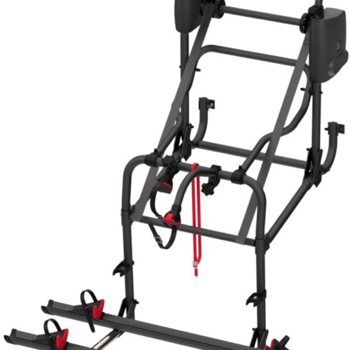 Fiamma Carry-Bike Lift 77 Heck Fahrradträger Absenkbar um 77 cm für 2 Fahrräder / E-Bike geeignet schwarz motorisiert - Heck-Fahrradträger
