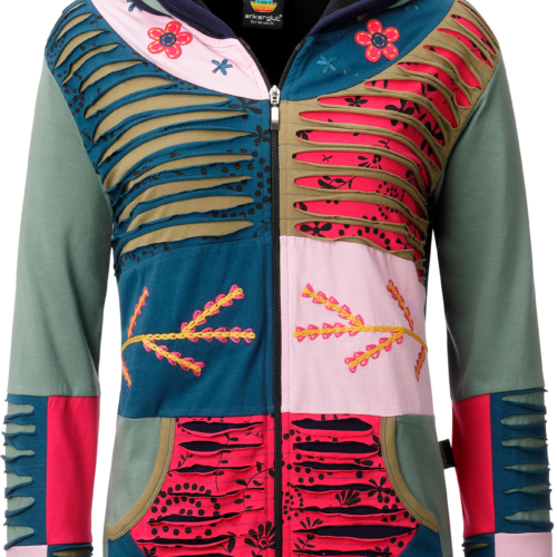 Ankerglut Ankerglutsonne Damen Patchwork Jacke olive 42 - Damenjacken