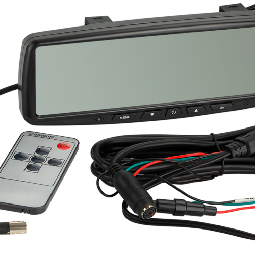 ACV Spiegelmonitor Universal 4,3 Zoll mit automatischer Dimmung und 2 Videoeingängen - Rückfahrkameras & Rückfahrsysteme
