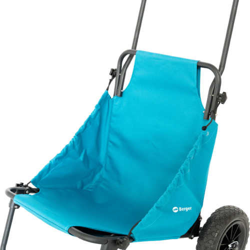 Berger BeachBoy Strand-Trolley mit Sitz - Bollerwagen und Trolleys