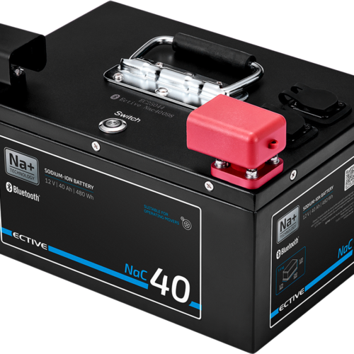 Ective NaC BT Natrium Moverbatterie Hochstrombatterie 12V / 40 Ah - Fahrzeug-Batterien