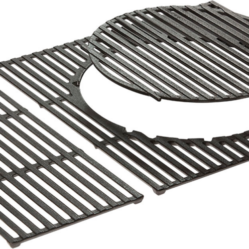 Enders Switch Grid Uniq 3 Grillrost emailliertes Gusseisen mit Rundelement 63 × 45 cm - Grillroste, Pfannen und Platten
