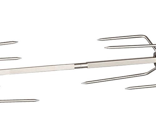Enders Grillspieß Set 4 teilig für Elektrogrill eFLOW / eFLAVOUR und Hyde 3 belastbar bis 10 kg - Umrüstung und Anbauteile