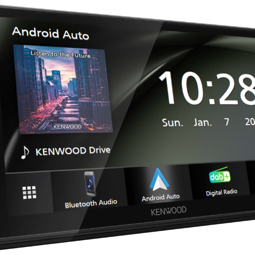 Kenwood DMX553DABS Moniceiver mit CarPlay und Android Auto support / Touchscreen / Digitalradio / Freisprecheinrichtung 6,8 Zoll - Navi- & Moniceiver