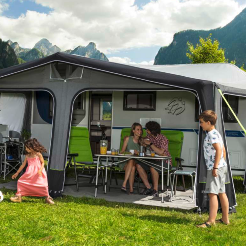 Berger Vicenza Air All Season aufblasbares Reisevorzelt Umlaufmaß 941-970 cm - Aufblasbare Vorzelte